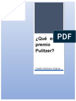 Qué Es El Premio Pulitzer