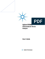 Agilent B1500A: Semiconductor Device Analyzer