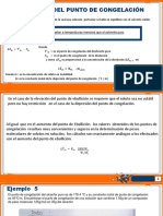 PROPIEDADES COLIGATIVAS DE LAS SOLUCIONES - Disminucion Del Punto de Congelacion y Presion Osmotica Ejemplos 5.6.7