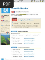 PROBLEMS - Applications of Scientific Notation