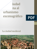 De La Ciudad Moderna Al Urbanismo Escenográfico