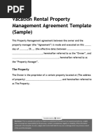 Property Management Agreement - EN