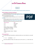 Nature of Chemical Bond S I