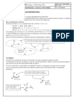 Cours 070 Outils Mathematiques Calcul Vectoriel