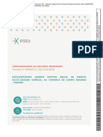 Contrarrazões Ao Recurso Inominado: Processo Nº: 0009522-21.2021.8.16.0058