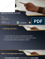 Application Letter