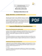 Trabajo Práctico #10. Mendel. Segunda Ley