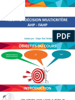 Séance 4 Aide À La Décision Multicritère AHP-FAHP