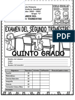 Examen Segundo Trimestre 22-23 Quinto