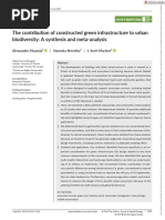 Journal of Applied Ecology - 2019 - Filazzola - The Contribution of Constructed Green Infrastructure To Urban Biodiversity