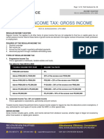 Regular Income Tax - Gross Income