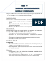 Me8792-Power Plant Engineering-2108019826-Unit V - Energy and Economics