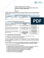 Bases para La Convocatoria A Empresas para La Prestación SIS SOL