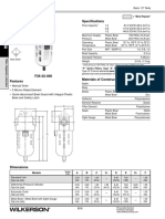 Particulate Filter F26: Specifi Cations