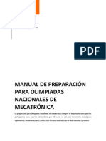 Manual de Preparacin para Olimpiadas Nacionales de Mecatrnica