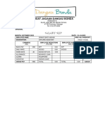 Salary Slip Sriwati