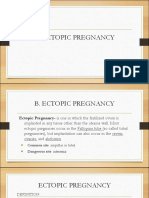 Ectopic Pregnancy (m104)