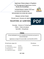 Master Academique: Thème