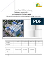 METHOD STATEMENT FOR DEEP EXCAVATIONS@ MMTH Project1 - R0