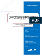 2.1. F. MODELO PLAN DE MANTENIMIENTO Hatun - Urco - Calca 15 Abril 2019