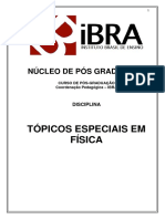 Tópicos Especiais em Física