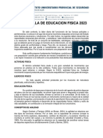 Cartilla de Educacion Fisica 2023