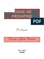 Stage Pédiatrie