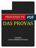 Processo Penal - Das Provas