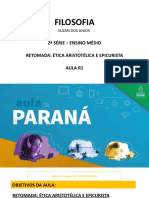 2 Série - Ética Aristotélica e Epicurista - Aula R1