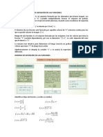 Dominio y Recorrido de Definición de Las Funciones