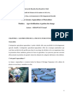 Cours Agro Fertilisation Et Gestion Des Étangs - L3 Aquaculture - MM Ghouaci