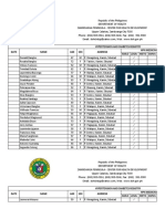 Template For HPN and DM Masterlist