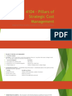 Pillars of Strategic Cost Management 