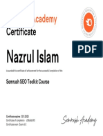 Semrush SEO Toolkit Course Nazrul-Islam - 2