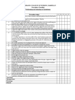 Procedure On Peforming and Suturing Episiotomy