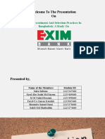 Presentation On EXIM Bank New