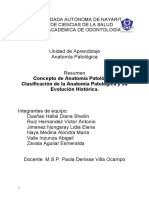 Universidada Autónoma de Nayarit Área de Ciencias de La Salud Unidad Académica de Odontología