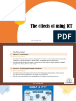 Cambridge IGCSE ICT - Chapter 5 - The Effects of Using ICT