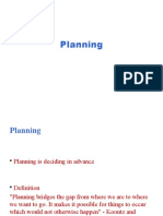 Planning