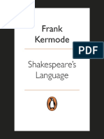 Shakespeares Language by Kermode, Frank Shakespeare, William