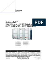 Technical Manual PB VRF Out Door Unit TVR Ultra 50 60hz 4tve8 4tvee TVR Svm013a PB 04012020