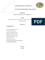 Grupo 2 Elementos Que Integran Un Reporte de Investigación Cuantitativa