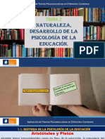 TEMA-2 - Naturaleza, Desarrollo de La Psicología de La Educación