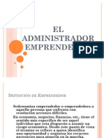 El Administrador Emprendedor