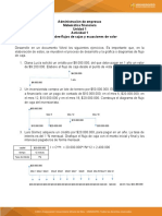 Actividad 2 - Flujo de Caja