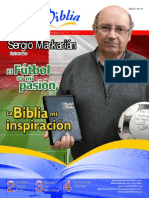 Sergio Markarian El Futbol Es Mi Pasion La Biblia Mi Inspiracion Boletin SBP