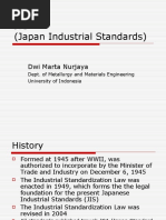 JIS (Japan Industrial Standards) : Dwi Marta Nurjaya