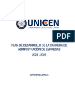 PDC ADMINISTRACION DE EMPRESAS ADM 2023 - 2025 Ult