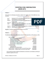 Dividends and Share Split 1