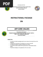 Afp Core Values